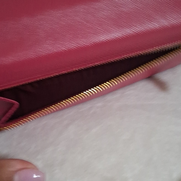 Prada Fuchsia Leather Wallet - Picture 5 of 10